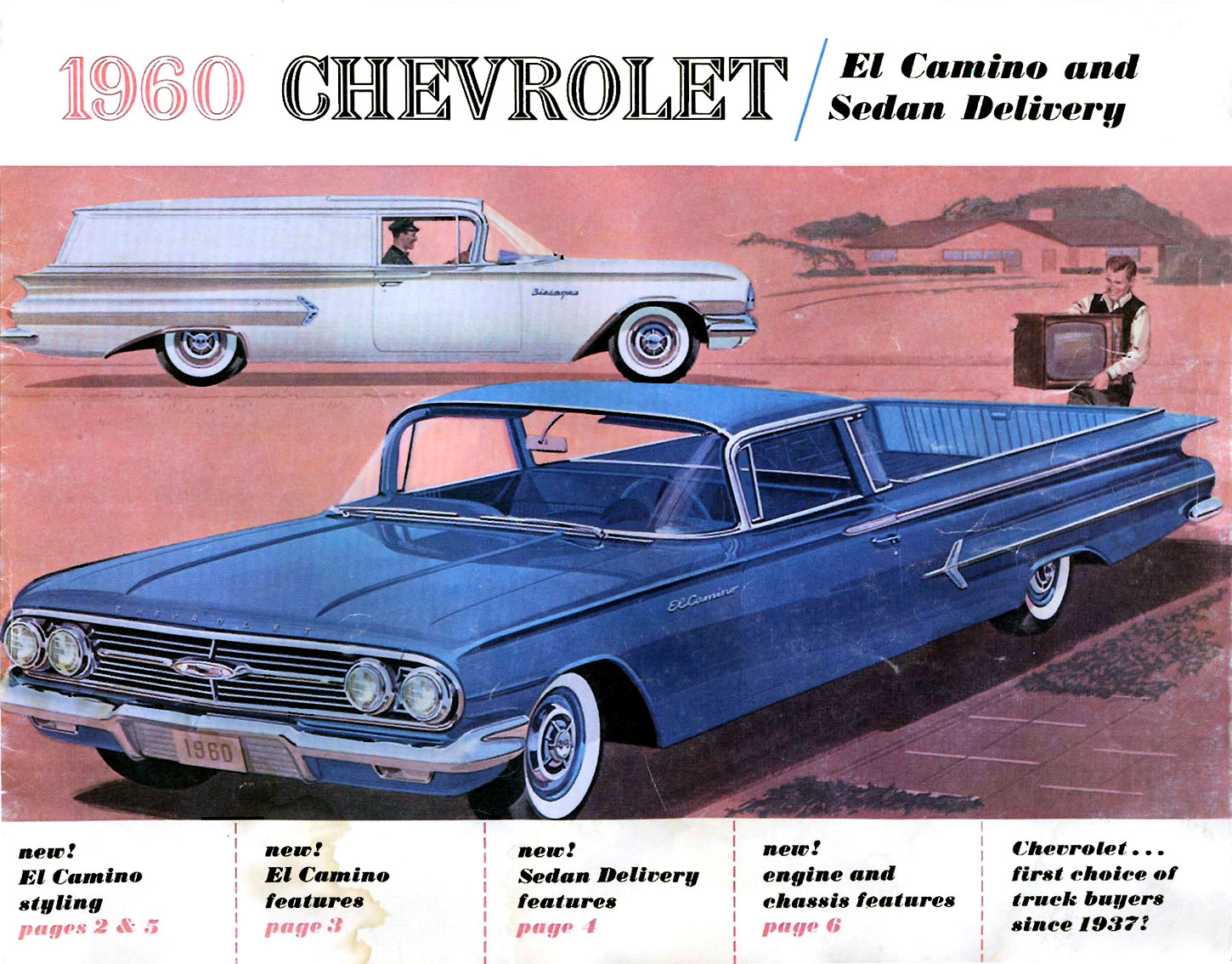 1960 Chevrolet El Camino and Sedan Delivery Brochure